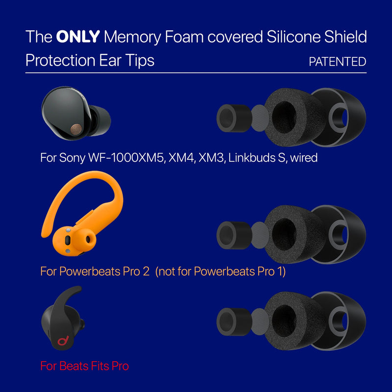 AirFoams Pro Universal Ear Tips - CharJenPro