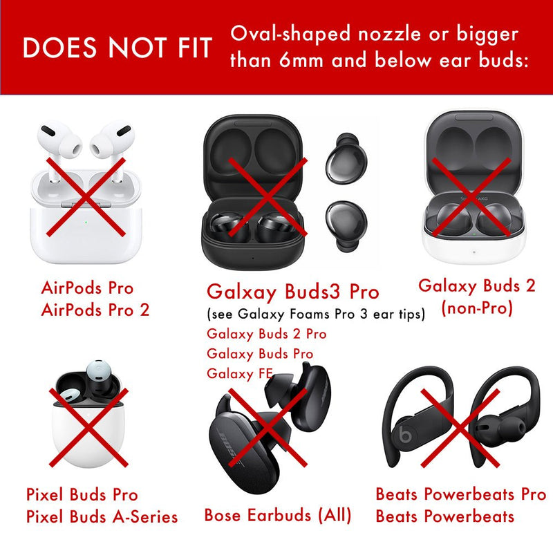 AirFoams Pro Universal Ear Tips - CharJenPro