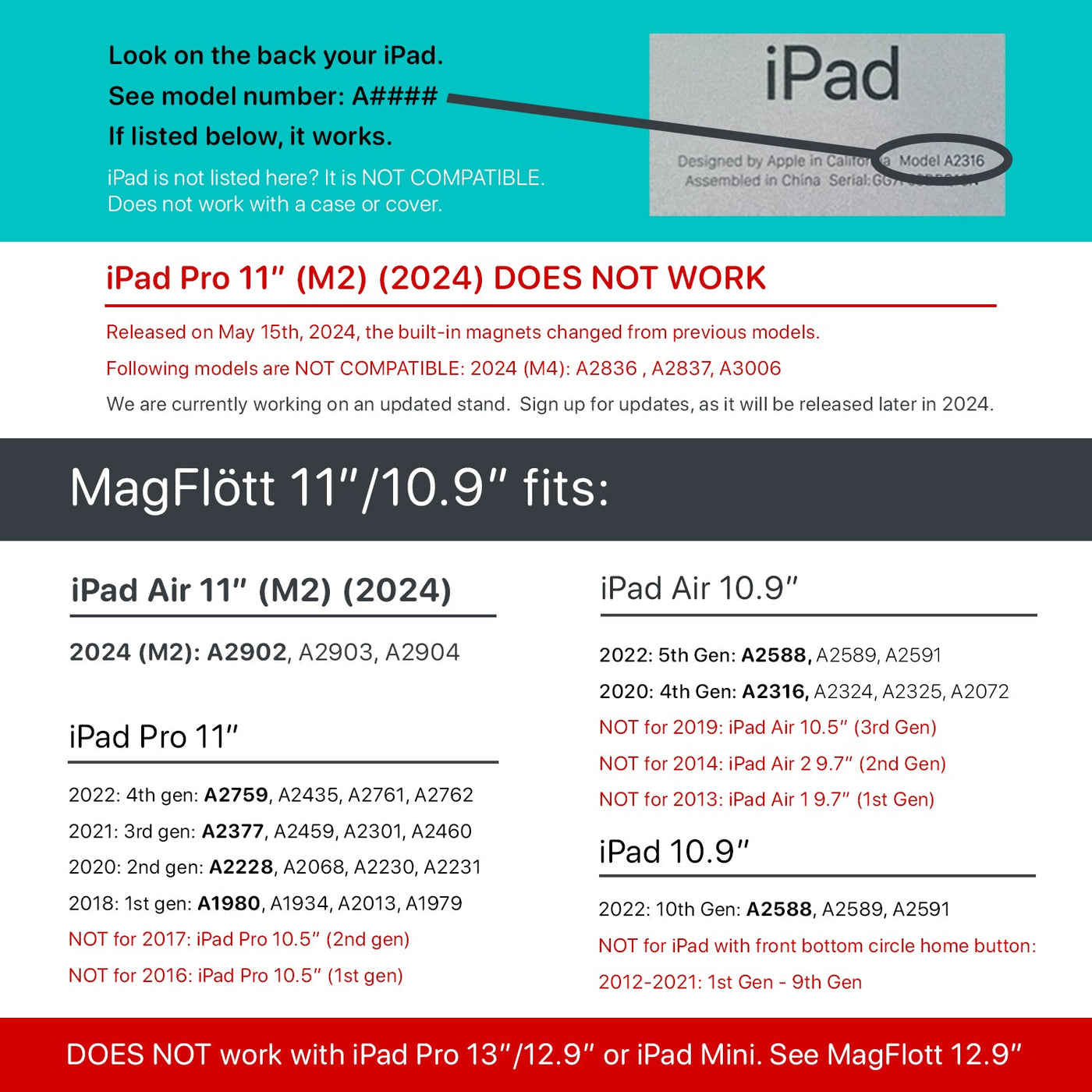 Magfit cheapest Magnetic iPad Stand for 12.9” iPad Pro in Space Gray